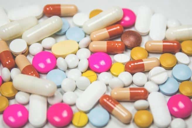 colored pills