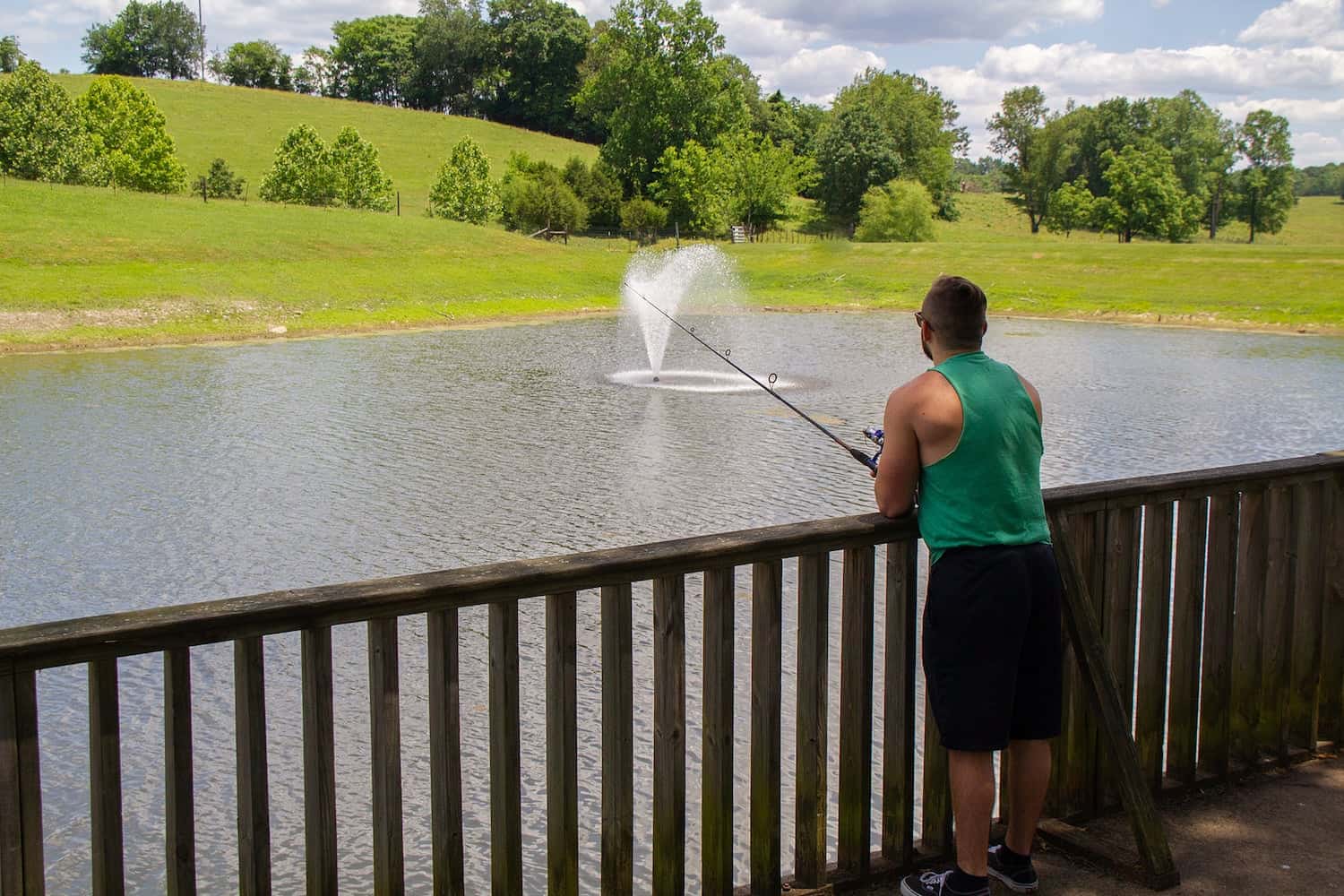 Experience 2 man fishing outside of drug and alcohol rehab in Nashville, TN.